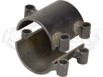 Kartek Offroad Three Bolt Chromoly 2-1/4" Wide Weldable Clamp For 2" Outside Diameter Tubing