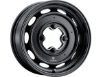 Mobelwagen 430B Class 11 Baja Bug Black Interceptor Wheel 15" x 4-1/2" - 4 Lug 130mm 3-3/4" BS