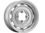 Mobelwagen 430S Class 11 Baja Bug Silver Interceptor Wheel 15" x 4-1/2" - 4 Lug 130mm 3-3/4" BS