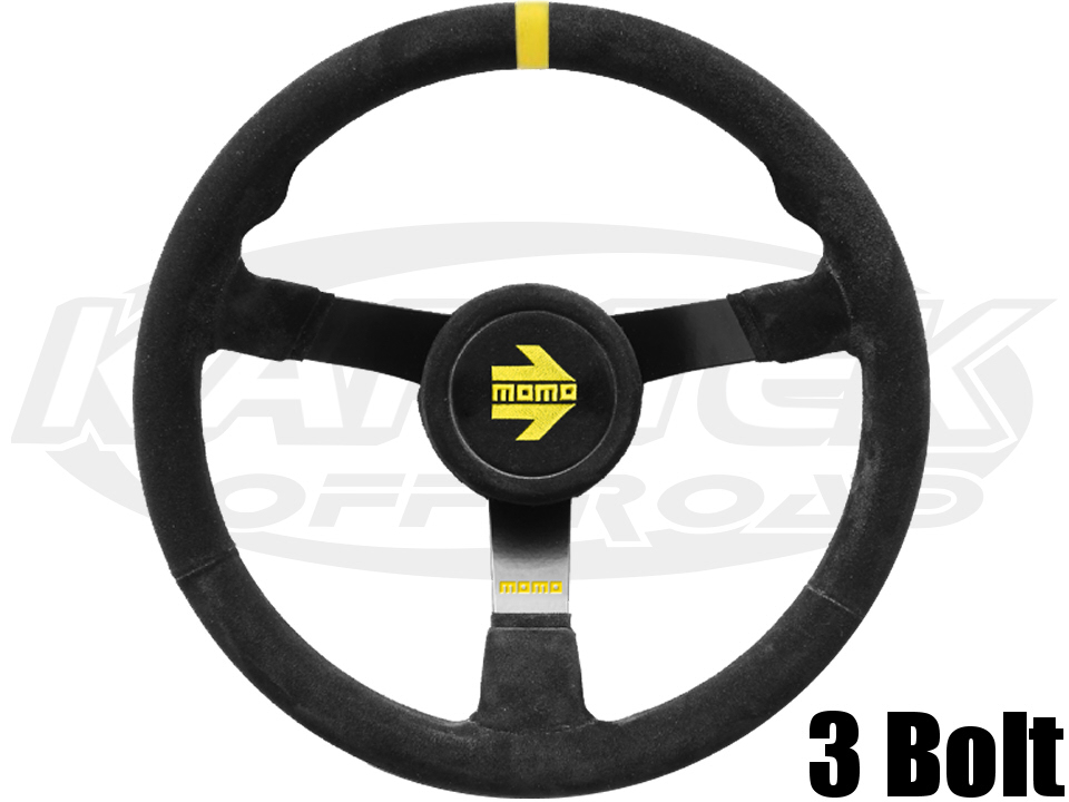 MOMO Mod N38 Stock Car Steering Wheel 380mm Dia. x 87mm Dish, w 