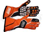 MPI External Stitching Adult Large Fluorescent Orange Two Layer Driving Gloves SFI 3.3/5 Rated