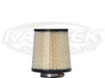 OTR CO10511 Conical 5-1/2" Top 6-1/4" Btm 6-3/4" Tall 3" Opening Cleanable Air Filter Without Stud