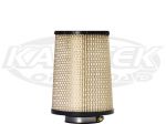 OTR CO10521 Conical 5-1/2" Top 6-1/4" Btm 8-1/4" Tall 3" Opening Cleanable Air Filter Without Stud