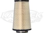 OTR CO10525s Conical 5-1/2" Top 7-1/4" Btm 11-1/4" Tall 4" Opening Cleanable Air Filter With Stud