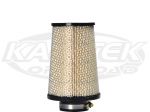 OTR CO10535 Conical 4-3/4" Top 5-3/4" Btm 8-1/4" Tall 2-1/2" Opening Cleanable Air Filter W/o Stud