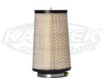 OTR CO10537s Conical 5" Top 6" Btm 9-1/4" Tall 4" Opening Cleanable Air Filter With Support Stud