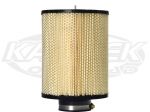 OTR CO10544s Cylindrical 9-1/4" Tall 7-1/4" Dia 3" Opening Cleanable Air Filter With Support Stud