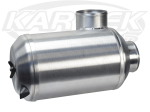 Pacific Race Components 8" Dia Canister Air Filter 4" Inlet 4" Outlet To Carburetor Or Throttle Body