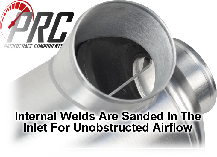 Pacific Race Components aluminum air filters canisters sanded inlet