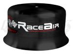 PCI Race Radios 2167 RaceAir Replacement Black Aluminum Top Bonnet Fits Up To 5-1/4" Diameter Filter
