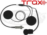 PCI Race Radios 5411 Trax Stereo Helmet Wiring Kit With HFS Full Range Speakers - No Earjack Port