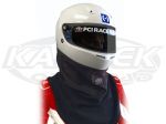 PCI Race Radios 695 Nomex Black Fire Retardant Helmet Skirt Includes Velcro Tape Not SFI Rated