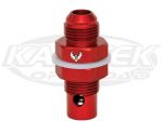 Phenix Industries 322-8-1 In Tank Red AN #8 Male Bulkhead Style Rollover Valve Vent