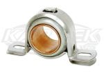 Plain Pillow Block Style Steering Shaft Bearing For 7/8" Steering Shafts Use SUS03109 Mounting Tab