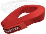 Pyrotect 30300012 Adult Contoured Red Helmet Support Neck Collar 2-1/4" Thick At Shoulders SFI 3.3