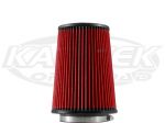 S&B Filters UR-2590 Conical 4-3/8" Top 5-1/2" Bottom 7" Tall 4" Opening Cleanable Air Filter