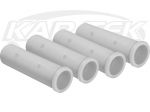 SACO Flat Delrin 1.750 Outside Diameter King And Link Pin Front Axle Beam Bushings - SET OF 4