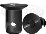 SDi Countersunk Black Anodized Aluminum Quarter Turn Fastener Button 0.500" Grip Length For #6 Sprng