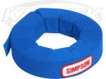 Simpson 23022BL Adult Blue Nomex Helmet Support Neck Collar 2" Thick At Shoulders SFI 3.3 Rated