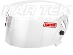 Simpson 84300A Clear Helmet Shield For Devil Ray Or DR2 Devil Ray 2 Helmets