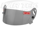 Simpson 84301A Smoke Tinted Helmet Shield For Devil Ray Or DR2 Devil Ray 2 Helmets