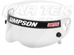 Simpson 89400A Clear Helmet Shield For Bandit, Super Bandit, Carbon Bandit Or Drag Bandit Helmets