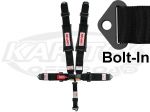 Simpson Race Products D3 Latch And Link Bolt In Seat Belt Harness 2" Lap 2" Padded Shoulders 5 Point