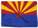 Stiffy Small 12 Inch Tall 18 Inch Wide Replacement Arizona State Flag For Whip Antennas