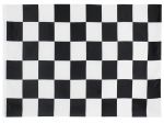 Stiffy Small 12 Inch Tall 18 Inch Wide Replacement Black And White Checkered Flag For Whip Antennas