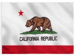 Stiffy Small 12 Inch Tall 18 Inch Wide Replacement California State Flag For Whip Antennas