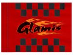 Stiffy Small 12 Inch Tall 18 Inch Wide Replacement Glamis California Flag For Whip Antennas