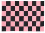 Stiffy Small 12 Inch Tall 18 Inch Wide Replacement Black And Pink Checkered Flag For Whip Antennas