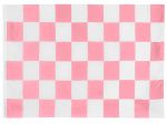 Stiffy Small 12 Inch Tall 18 Inch Wide Replacement Pink And White Checkered Flag For Whip Antennas