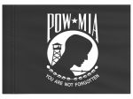 Stiffy Small 12 Inch Tall 18 Inch Wide Replacement POW MIA Prisoner of War Flag For Whip Antennas