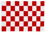 Stiffy Small 12 Inch Tall 18 Inch Wide Replacement Red And White Checkered Flag For Whip Antennas