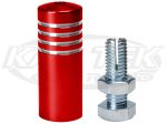 Stiffy Red 1/4" Diameter Whip Antenna Quick Release For Their Fiberglass Whips Bolts To 1/2" Tab