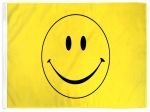 Stiffy Small 12 Inch Tall 18 Inch Wide Replacement Yellow Smiley Face Flag For Whip Antennas
