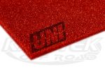 UNI Filter BF-5 Universal Red Foam Wrap Sheet For Air Filters 12" x 16" x 3/8" Thick 40 PPI Coarse