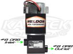 Weldon High Performance A2005-A High Output 500HP to 800HP Fuel Pump With -8 ORB Inlet And Outlet