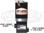 Weldon High Performance D2015-A High Output 1000HP to 1300HP Fuel Pump With -8 ORB Inlet And Outlet