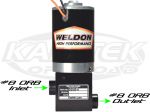 Weldon High Performance D2025-A High Output 1400HP to 1800HP Fuel Pump With -8 ORB Inlet And Outlet