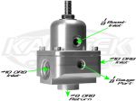 Weldon High Performance T2040-120 Fuel Pressure Regulator 30 to 110 PSI -10 ORB Inlets -8 ORB Return