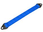 Polyester 7 Inch Long Blue Four Layer Suspension Limiting Strap With 4130 Heat Treated Chromoly Ends